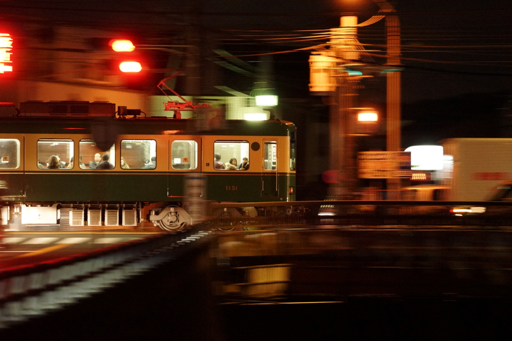 江ノ電夜景 ②