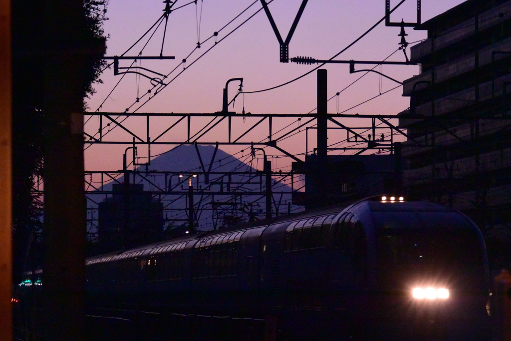 夕暮れの富士 ②