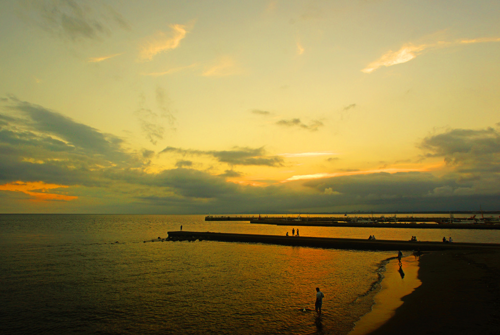 夕暮れのスウィマー ②