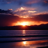 今日も一日お疲れ様でした...夕陽を労いシャッターを