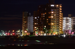 海の家閉店後の湘南 夕景・夜景 9/2 DSC_1726