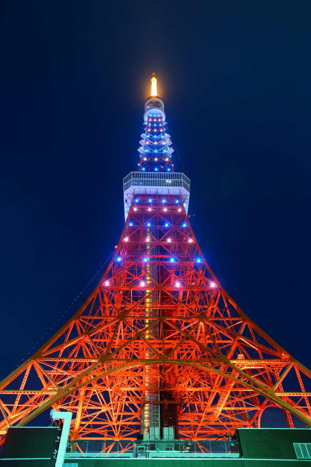 オレンジとブルーのイルミネーション～東京タワー～①