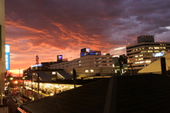 台風一過の夕焼け DSC_0660