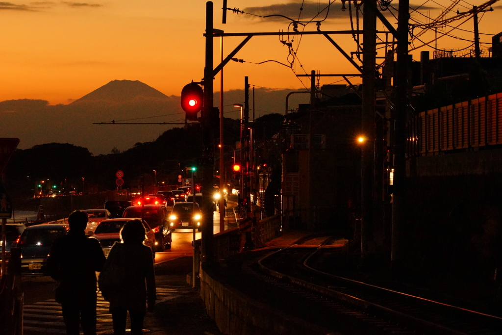 R134私鉄沿線～夕景～