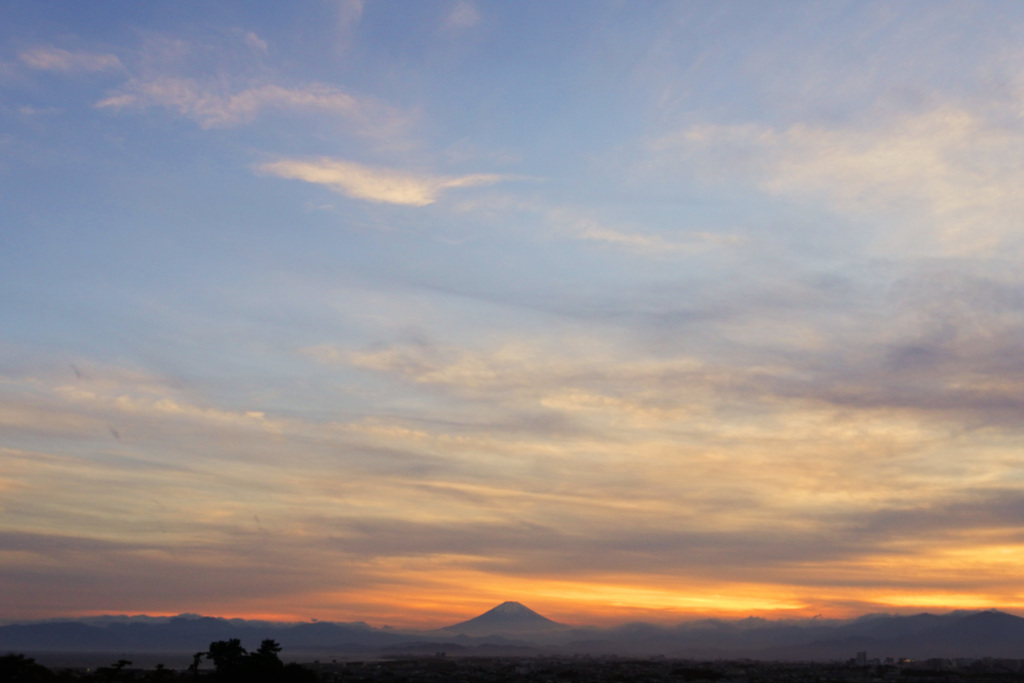 富士の夕景 ⑤