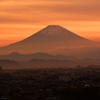 富士の夕景 ⑥