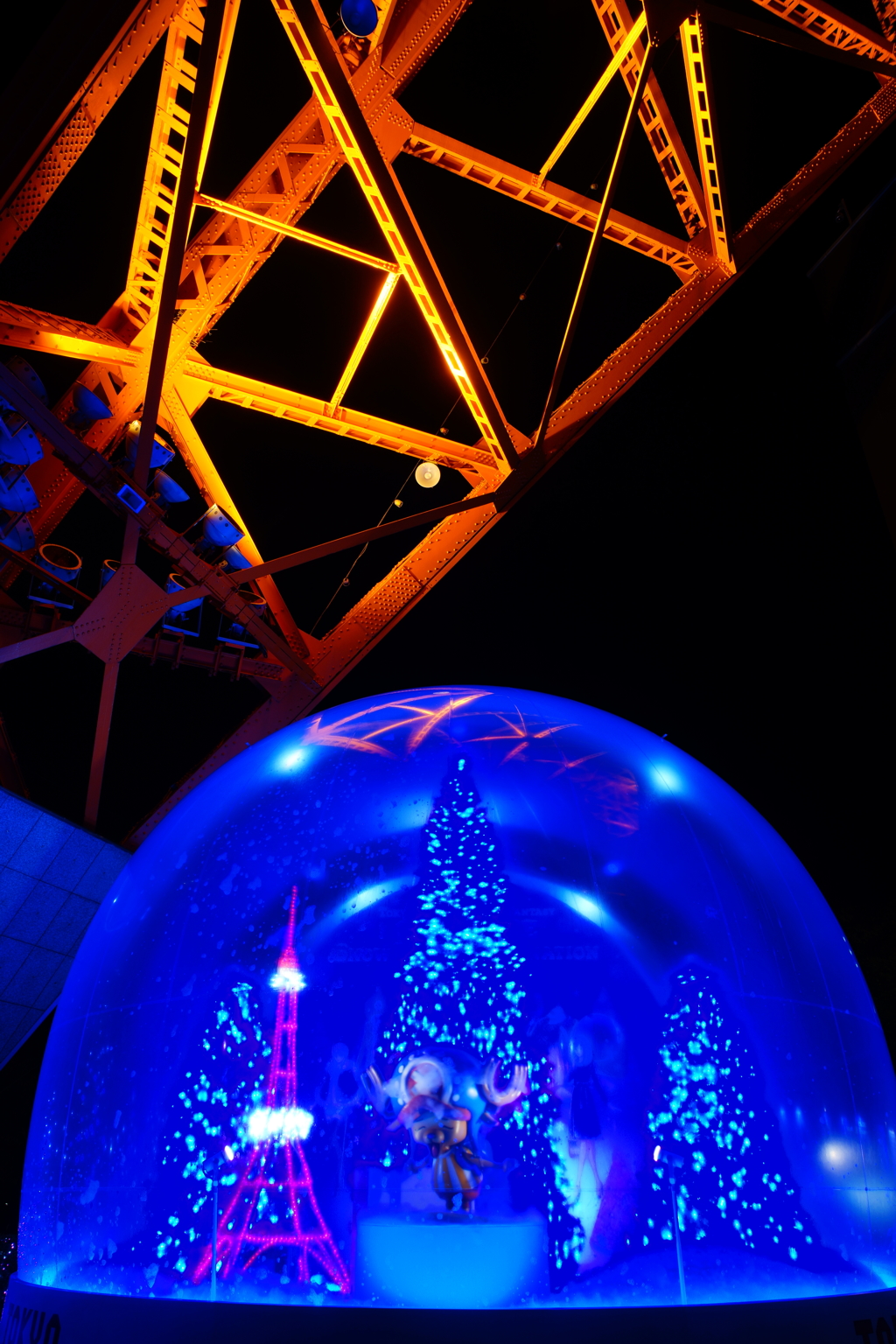 オレンジとブルーのイルミネーション～チョッパー～②