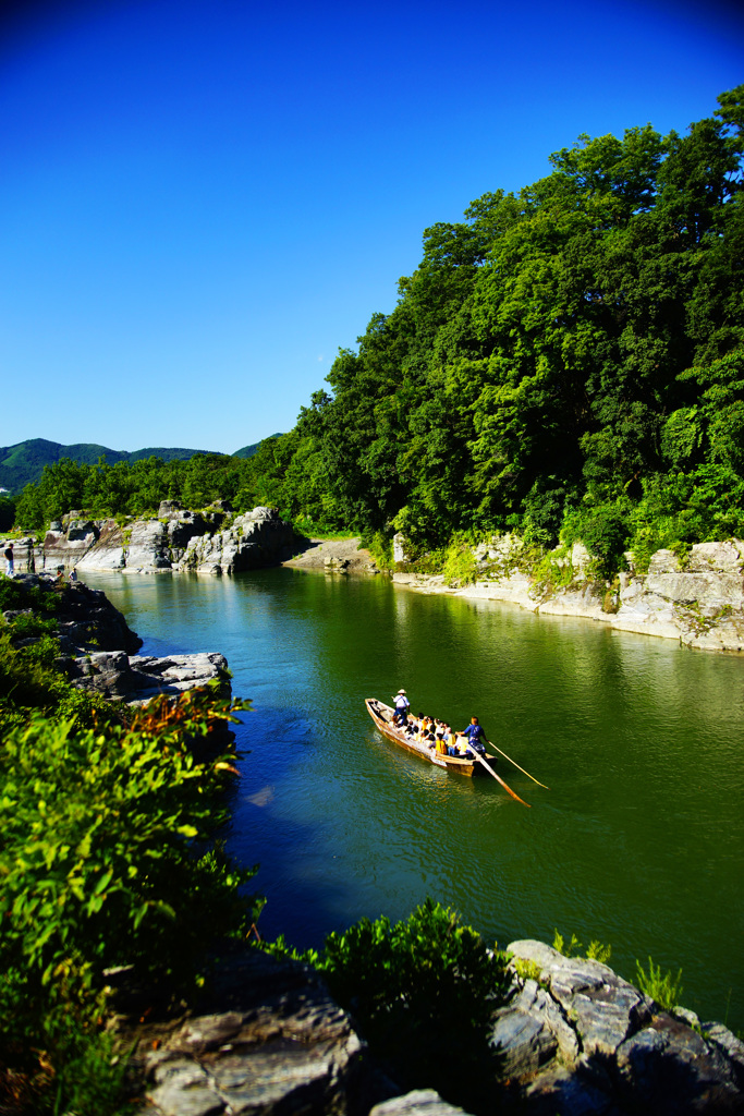 長瀞 岩畳からの景観 ⑥