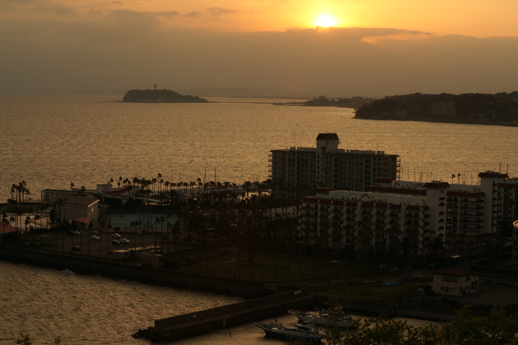 逗子マリーナの夕景 2016 4/20 DSC05387