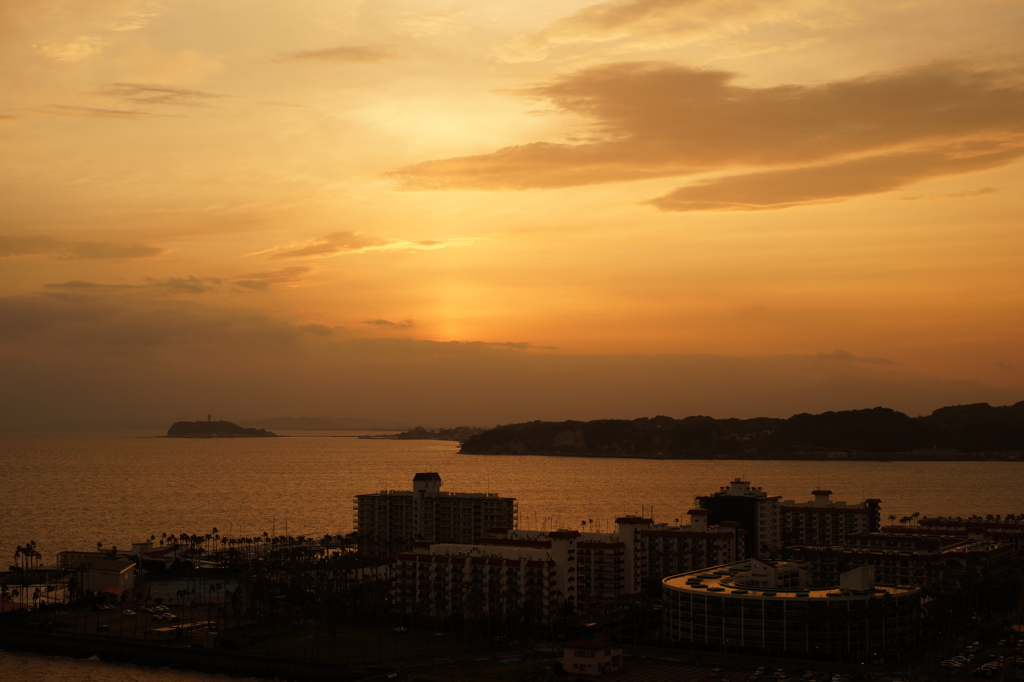 逗子マリーナの夕景 2016 4/20 DSC09074