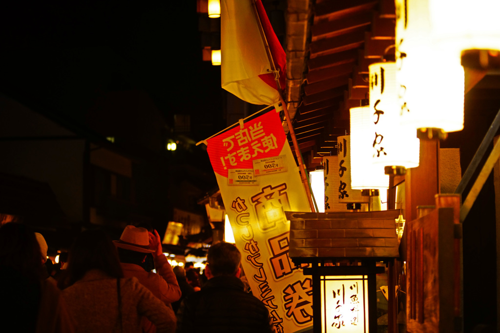 柴又帝釈天の夜…寅さんが行く