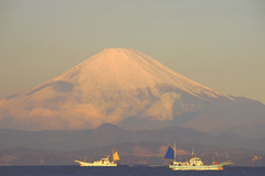 富士の見える海を～西へ、東へ