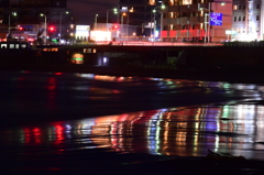 海の家閉店後の湘南 夕景・夜景 9/2 DSC_1723