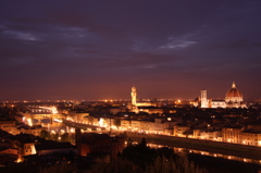 フィレンツェの夕闇