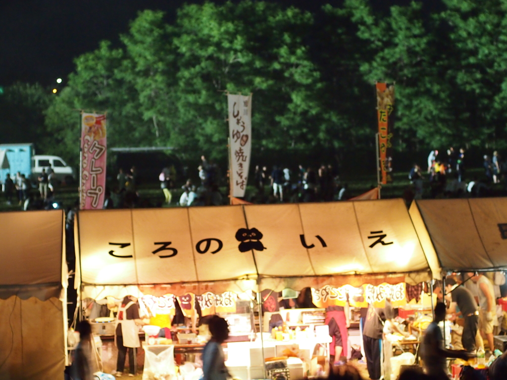 屋台のテント