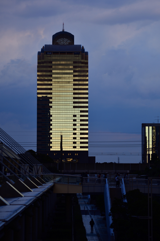 夕暮れ