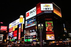 札幌のネオン