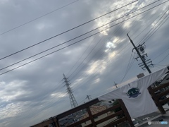 今朝は冷んやり雲