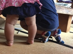 大地を踏ん張つて