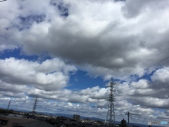 我が家地方の空と