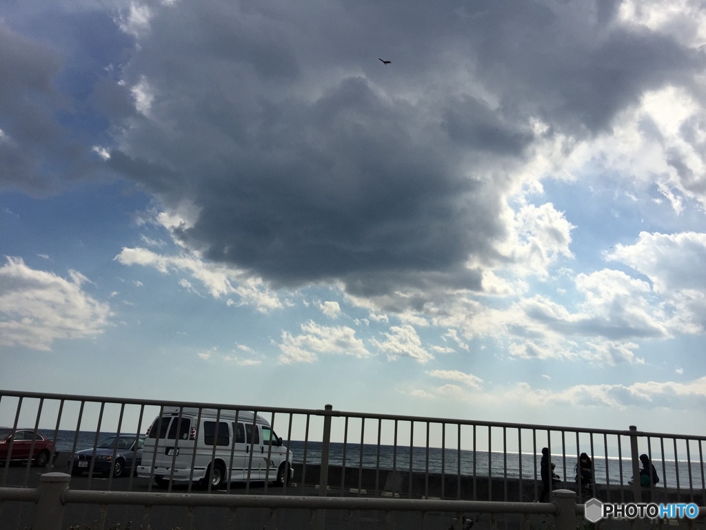七里ガ浜の空