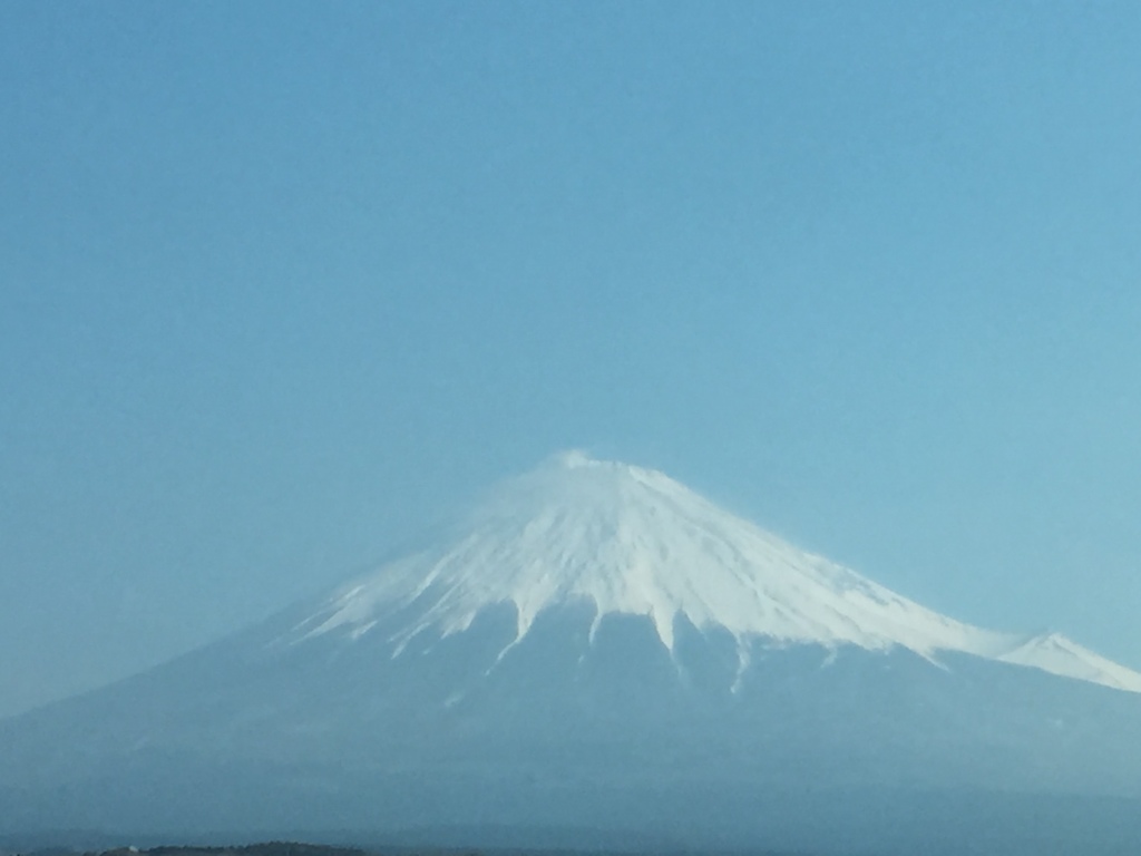今月2度目、車窓から