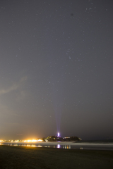 江の島の星空