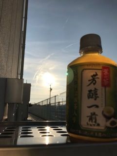 灰皿とお茶と太陽と。