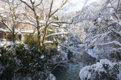 雪の鶴仙渓