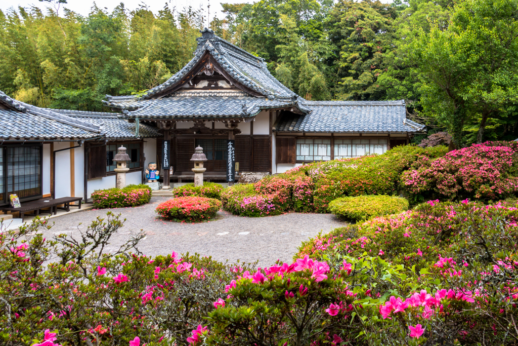 さつき寺、雲迎寺（日野町巡りより）