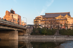 お正月の京都を撮ってみた－四条大橋と南座その１