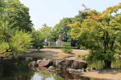 紫式部公園－紫式部銅像