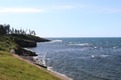 二の浜遊歩道（二の浜海岸より）
