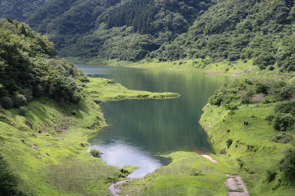 五彩湖（ごさいのうみ）元坂下（さかのしも）町付近