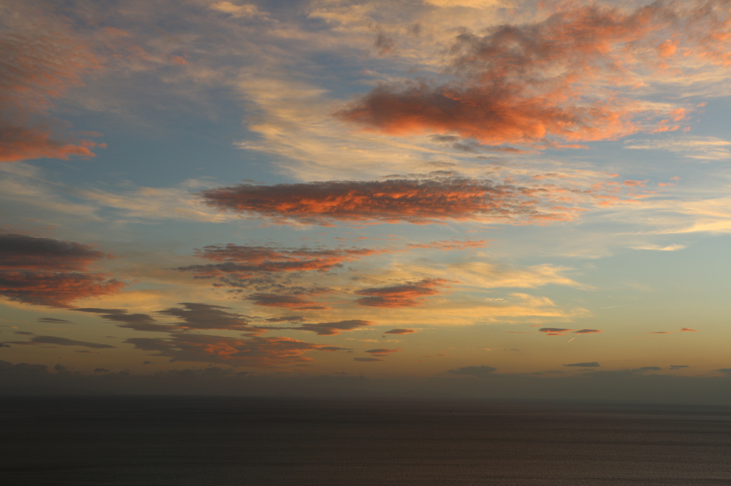 道の駅河野の夕景（2015/07/13）＝わずか１分の出来事＝