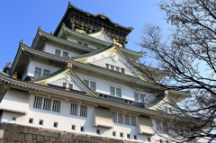 大阪街風景を撮ってみた－冬の大阪城