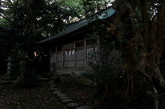 大湊神社拝殿と御神木（雄島・死の反時計回り編）