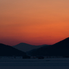 その後の夕焼け（能登川水車より）