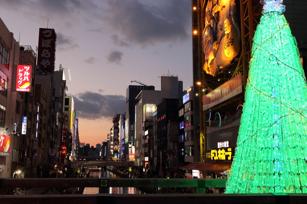 大阪街風景を撮ってみた－道頓堀川沿い６