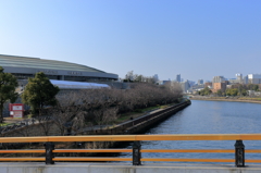 大阪街風景を撮ってみた－冬の大阪城ホール