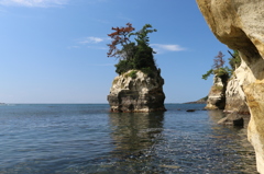 海食洞より（美しき東尋坊より）