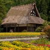 合掌造りのお寺