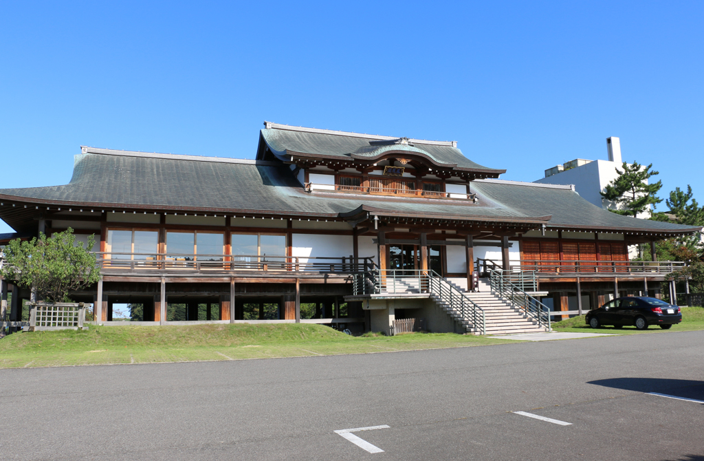 蓮如上人記念館（吉崎御坊跡より）