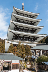 売り物件五重塔（バブルの遺産・大師山清大寺より）