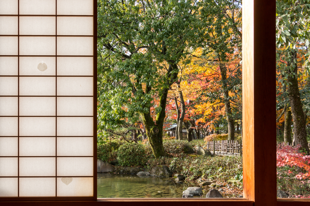 御上がり場からの風景（養浩館庭園より）