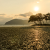 湖北町の夕景