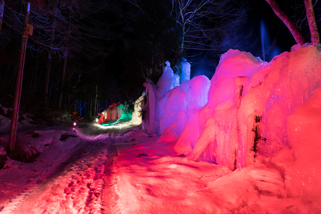 雪と氷の散策路