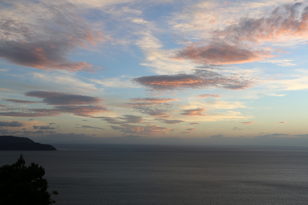 道の駅河野の夕景（2015/07/13）＝流れゆく雲＝