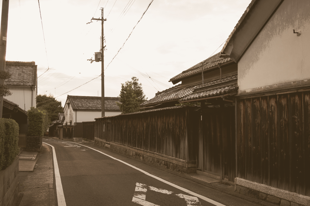 日野町の古い町並１（日野町巡りより）