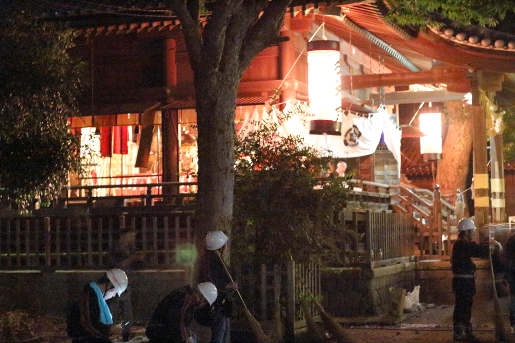 豊川進雄神社　手筒花火③